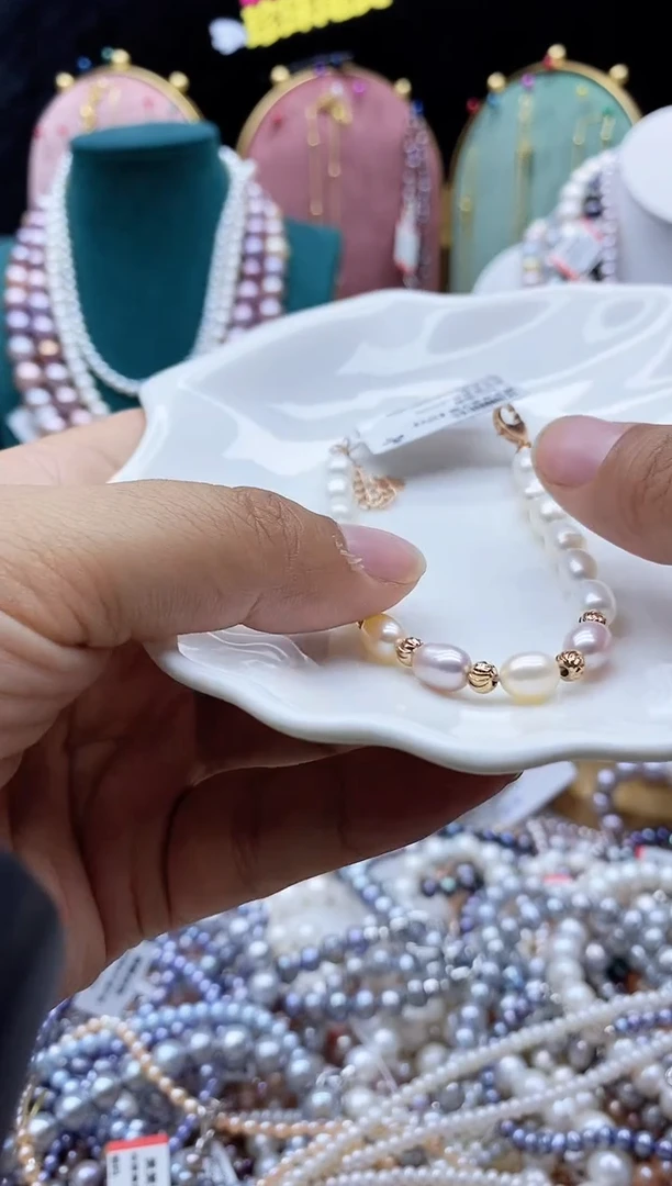 淡水珍珠手绳未镶嵌珍珠手链