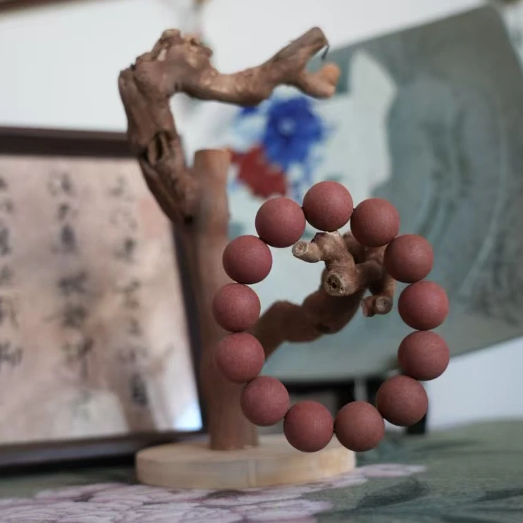 【柏籽养心香】 古法纯手工天然本草合香珠 中药手串 药香 手持手串