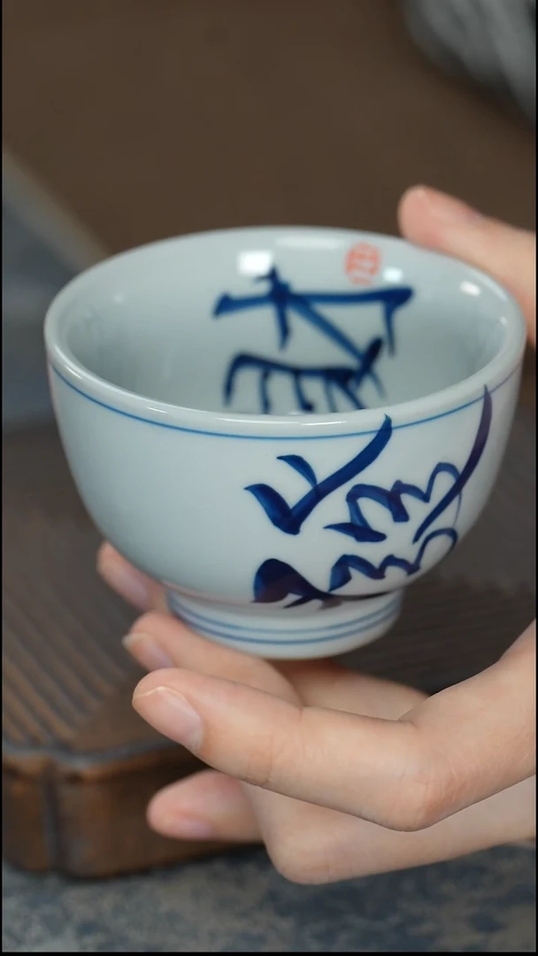 【青灰发财罗汉杯】【12西泠礼盒】