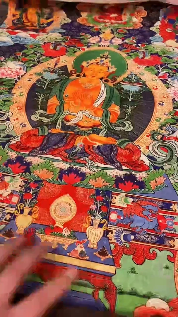 装裱画精美唐卡tk16060