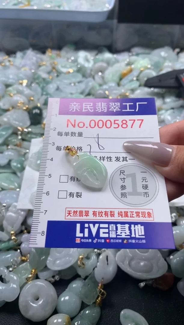 颈饰未镶嵌翡翠5877