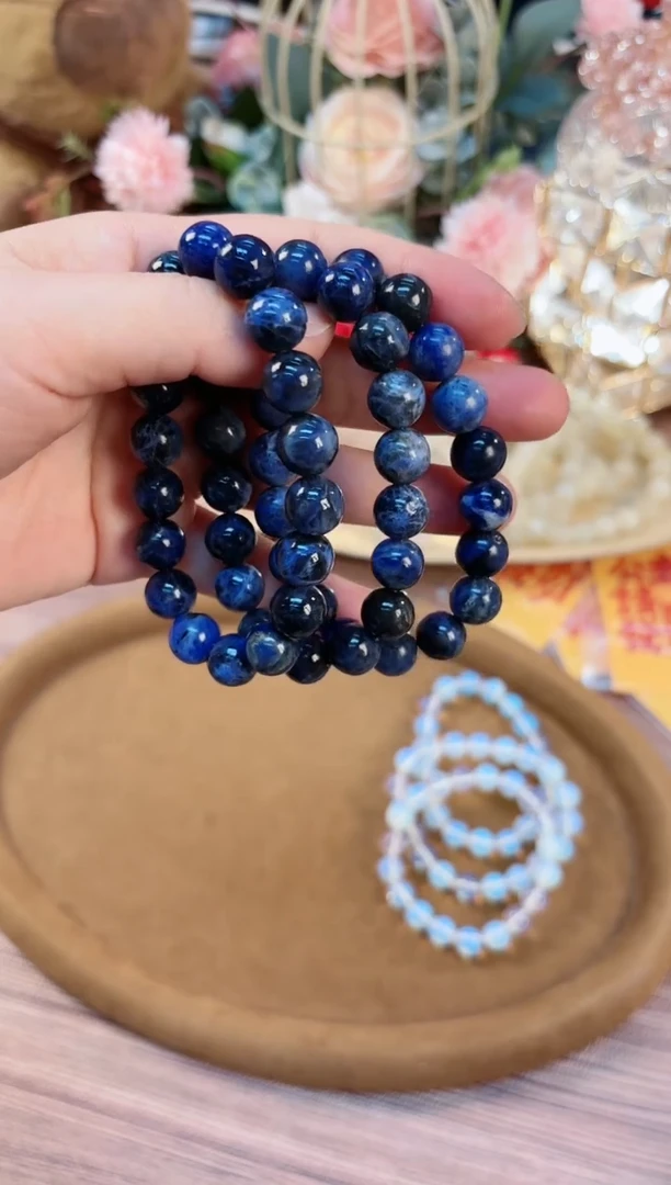 【闪购商品】水晶手链未镶嵌DCF0001蓝纹石10+