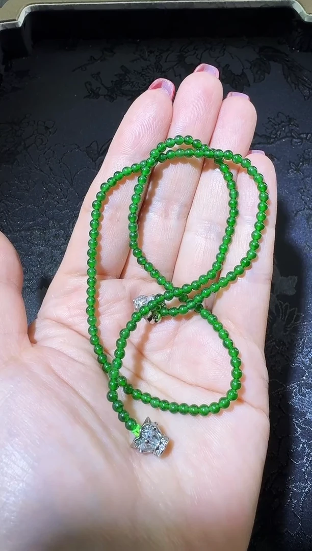 【闪购商品】翡翠项链未镶嵌米珠