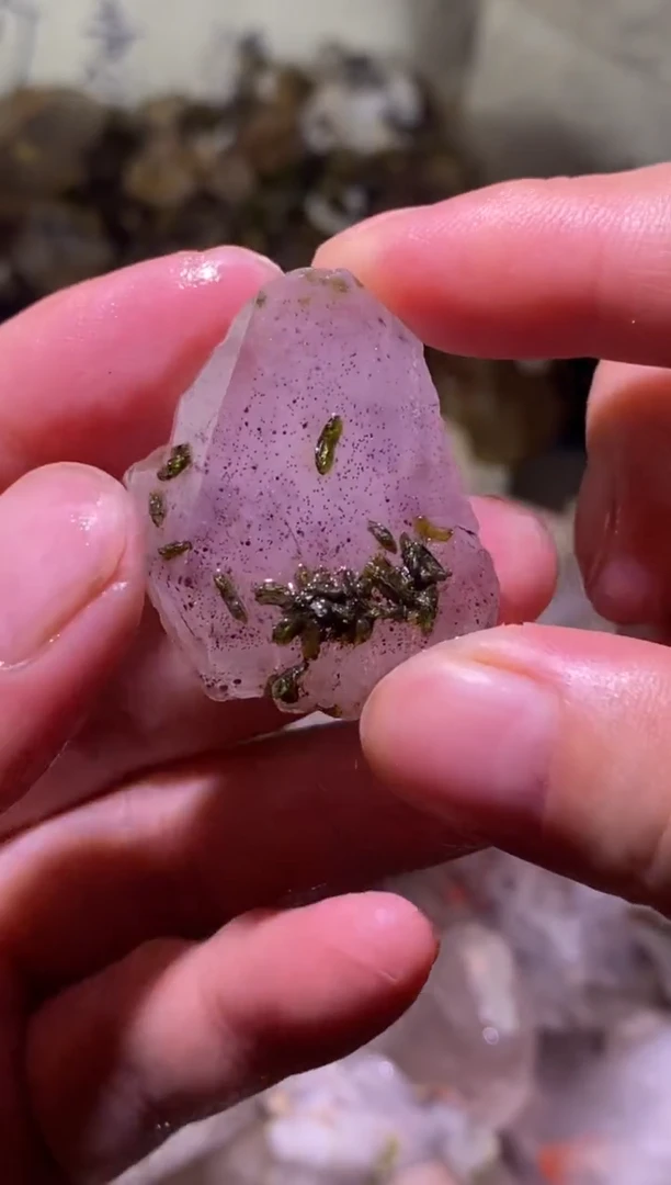 未镶嵌珠宝半成品水晶42号四川超七花园水晶