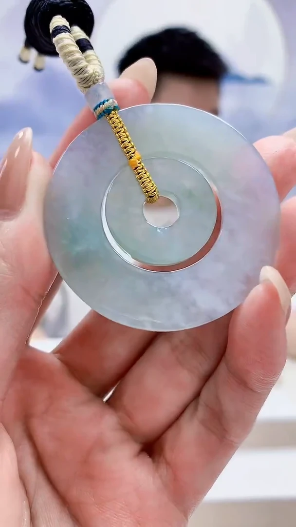 未镶嵌定制翡翠5028MM-毛货挂件75