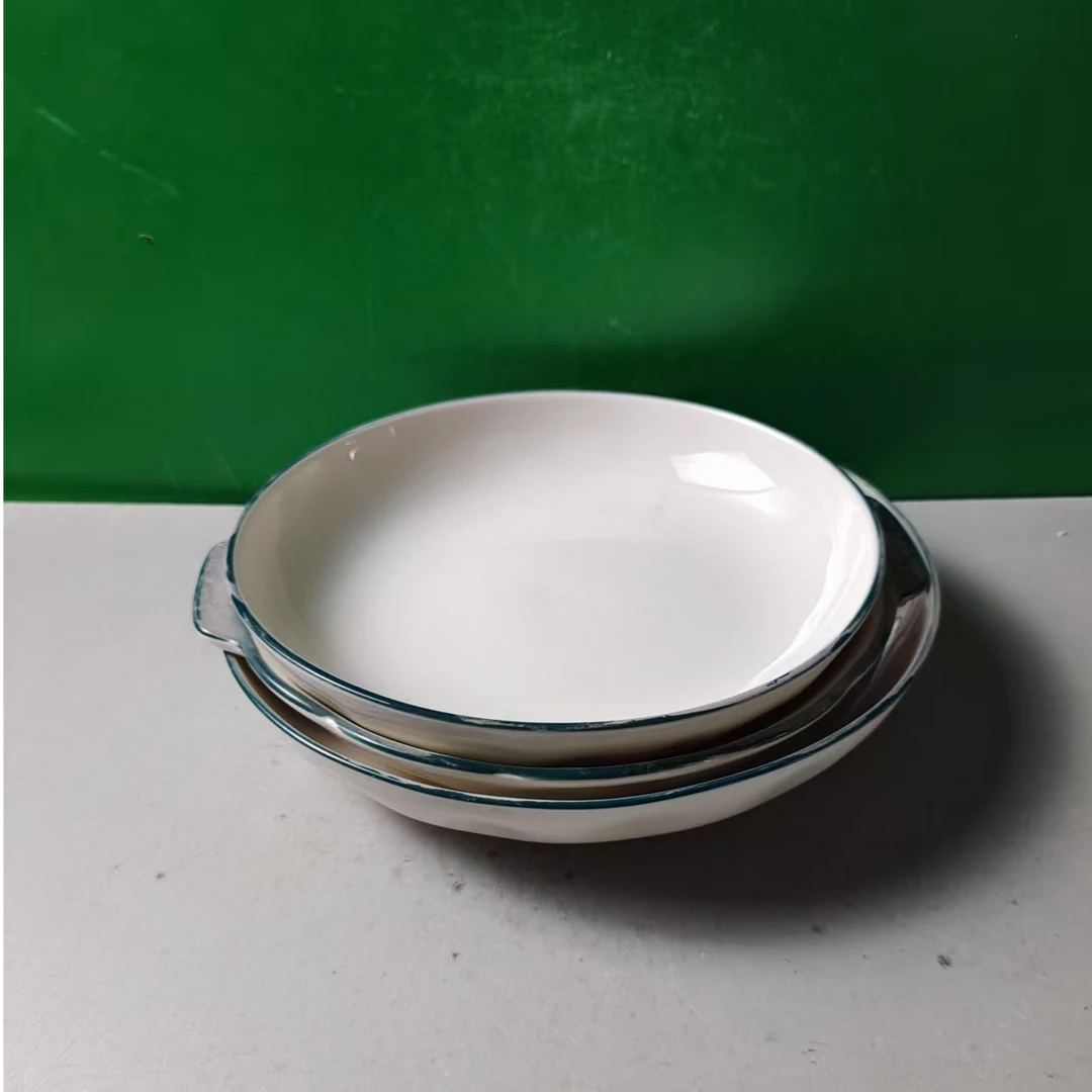 6013（小圆盘口径17.5高3.5 中口径18大盘口径20 高4）陶瓷餐具B500