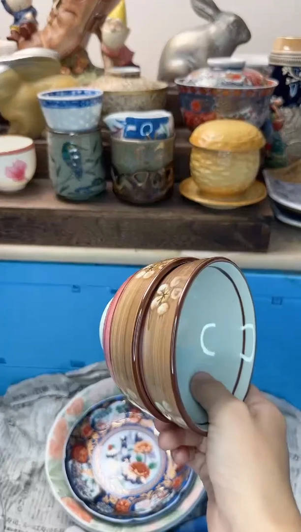 茶杯紫砂陈****游627陶艺中古瓷器全场满18米包邮