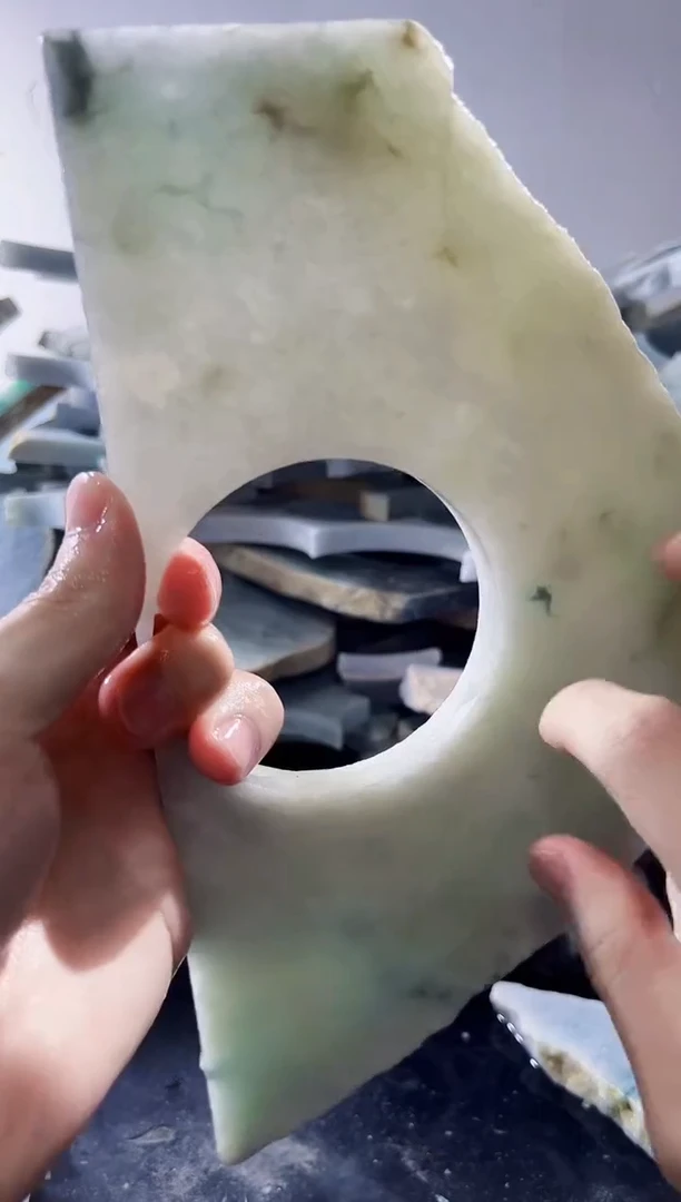 裸石翡翠缅甸翡翠A货文739