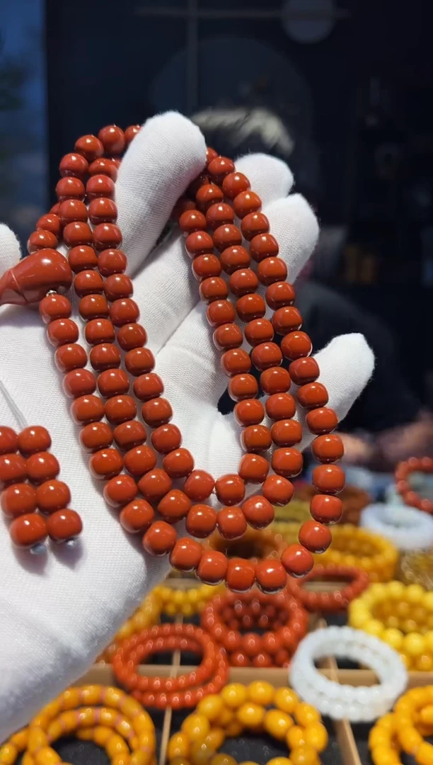 未镶嵌手链南红玛瑙8大+老型