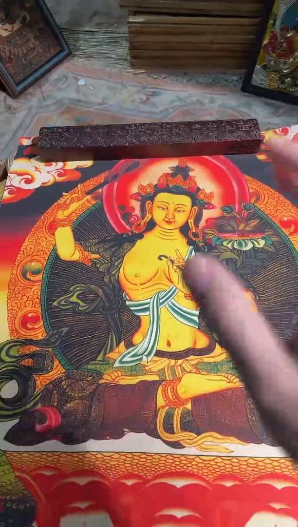 卷轴画天天的唐卡tk160