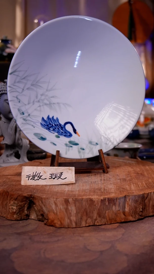 杯子天鹅手工手绘手工手绘