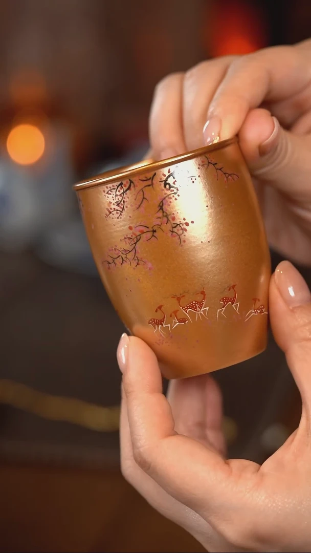 【闪购商品】正春堂·古法柴窑  南瓜汁鹿杯