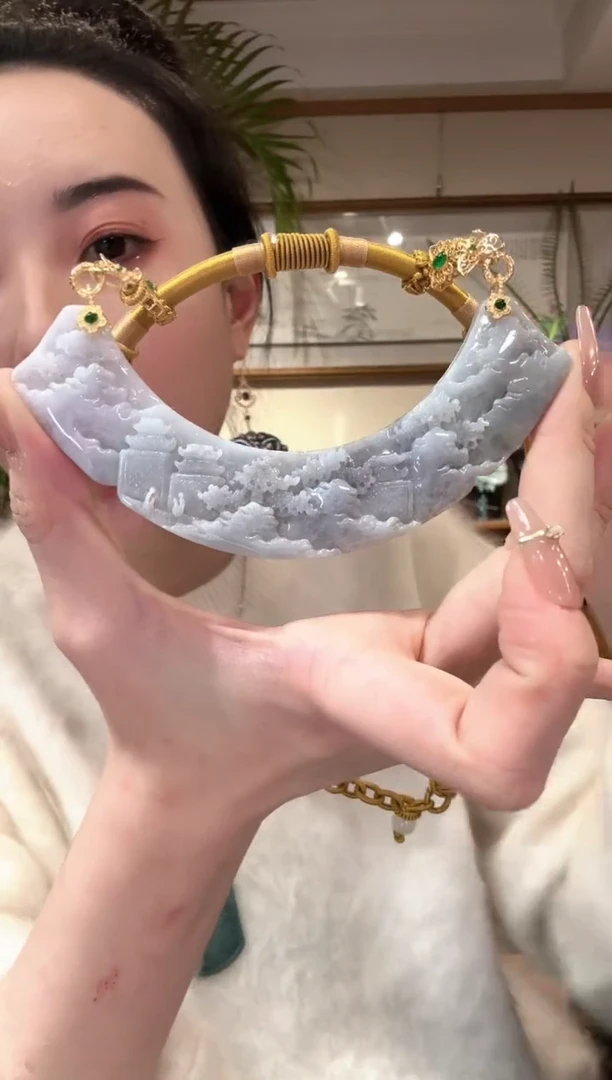 【闪购商品】翡翠颈饰未镶嵌国风