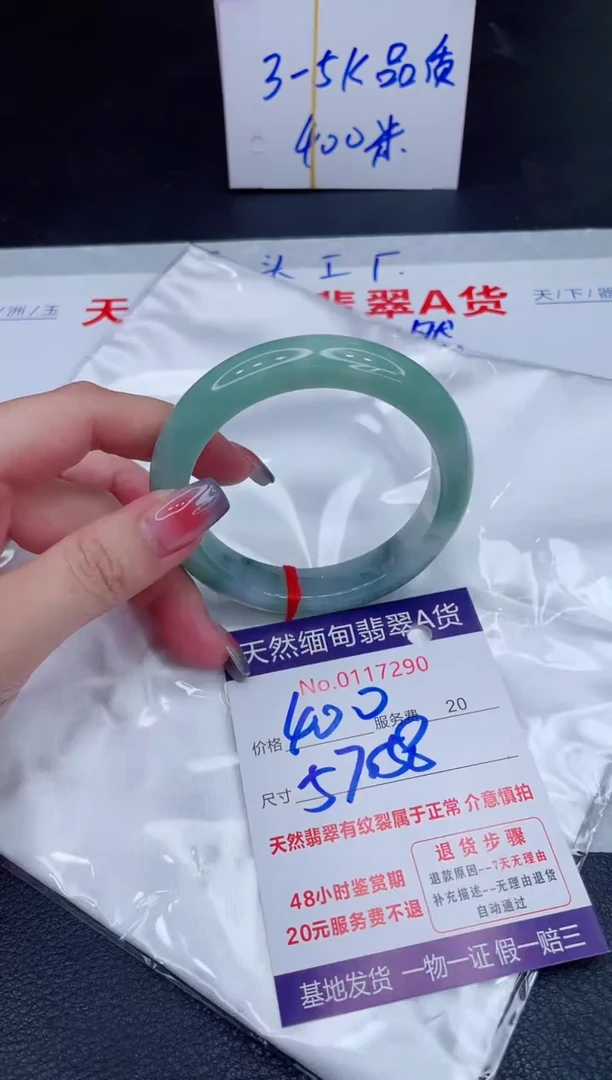 未镶嵌手镯翡翠400.00