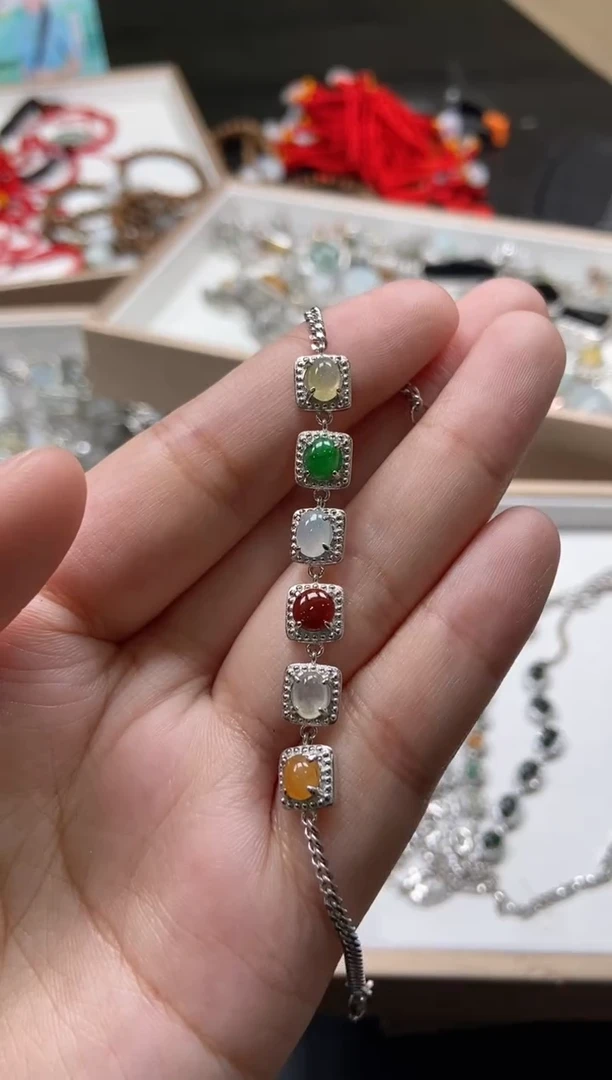 颈饰未镶嵌翡翠天然翡翠a货43