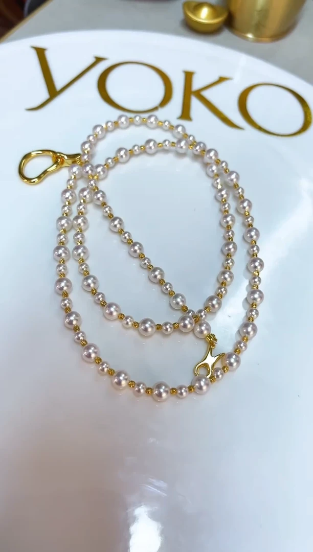 未镶嵌胸饰淡水珍珠3-5mm