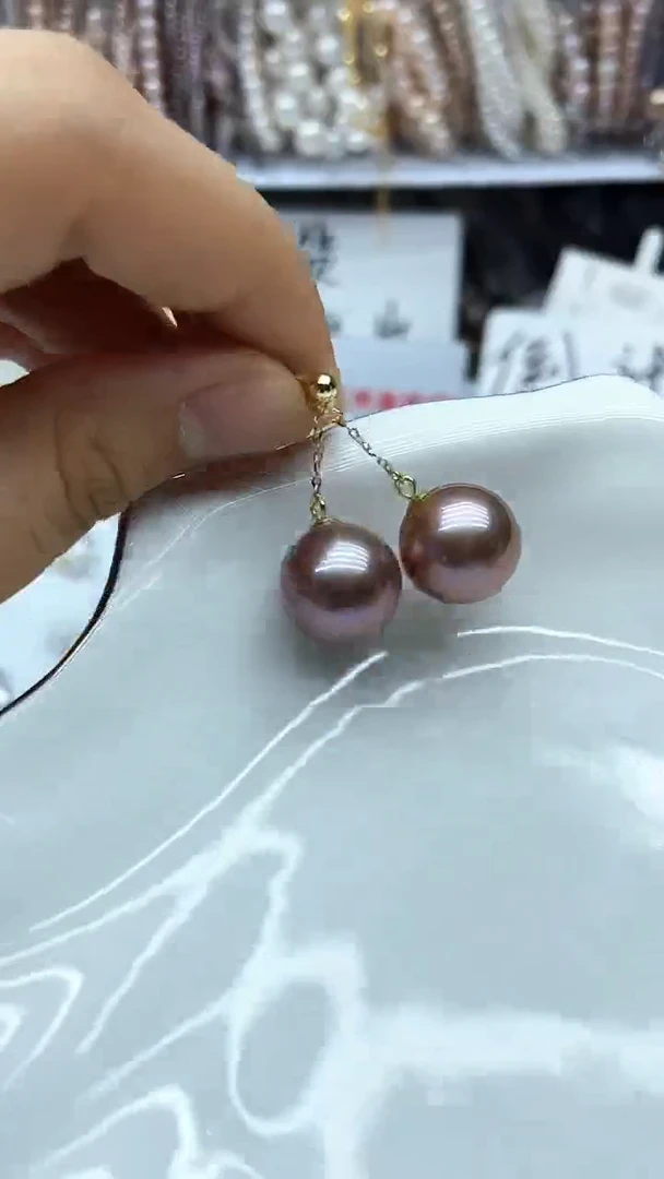 未镶嵌淡水珍珠耳饰耳环