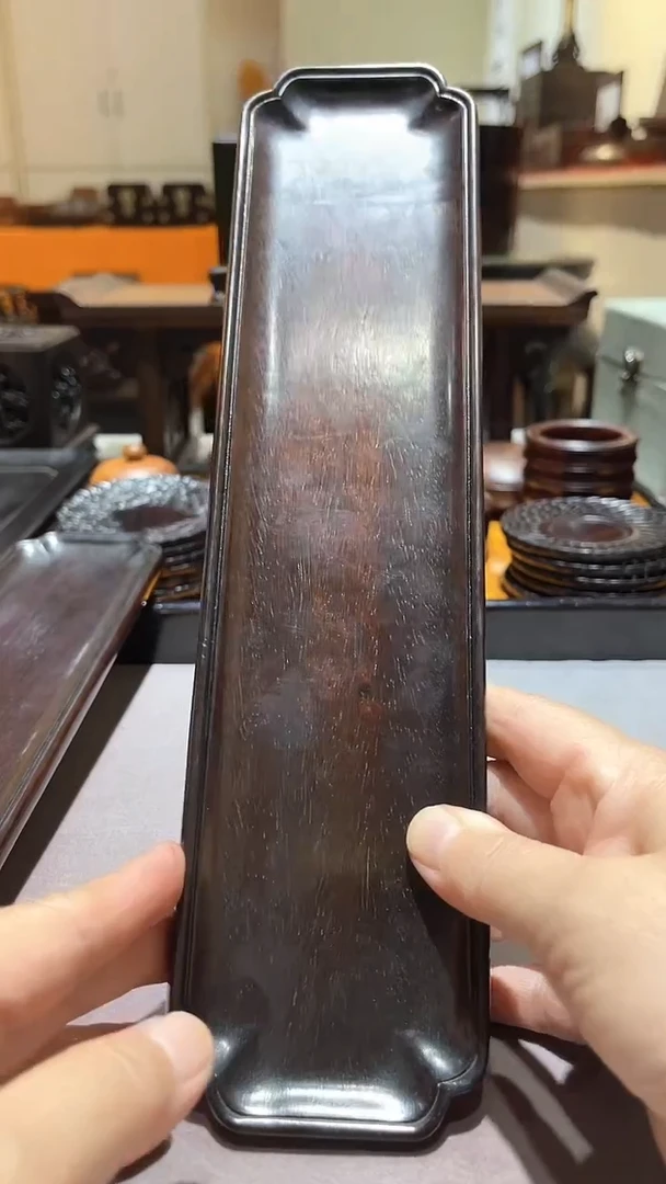木精品木雕盘精工细作其一