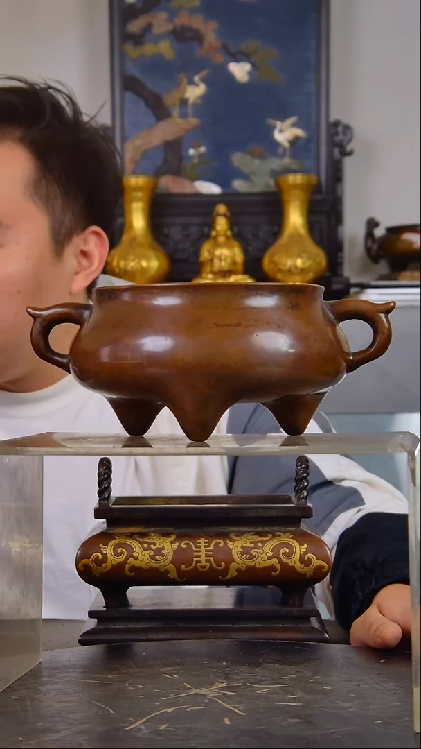 瓷片用****0精美香炉放漏结缘24