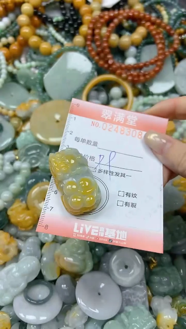 未镶嵌挂件翡翠闪购0248308