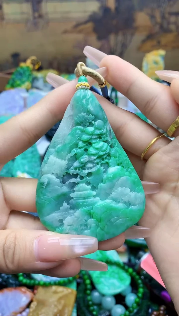 未镶嵌挂件翡翠天然A货翡翠