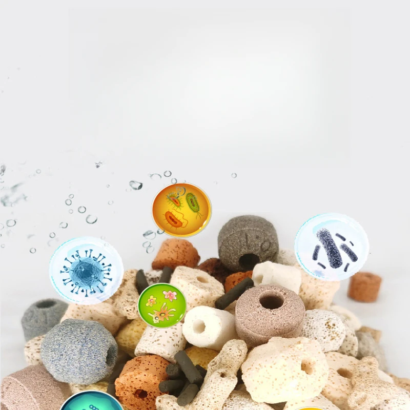 新款细菌屋水族箱滤材水族净水过滤材料乌龟缸鱼缸石英生化球滤材