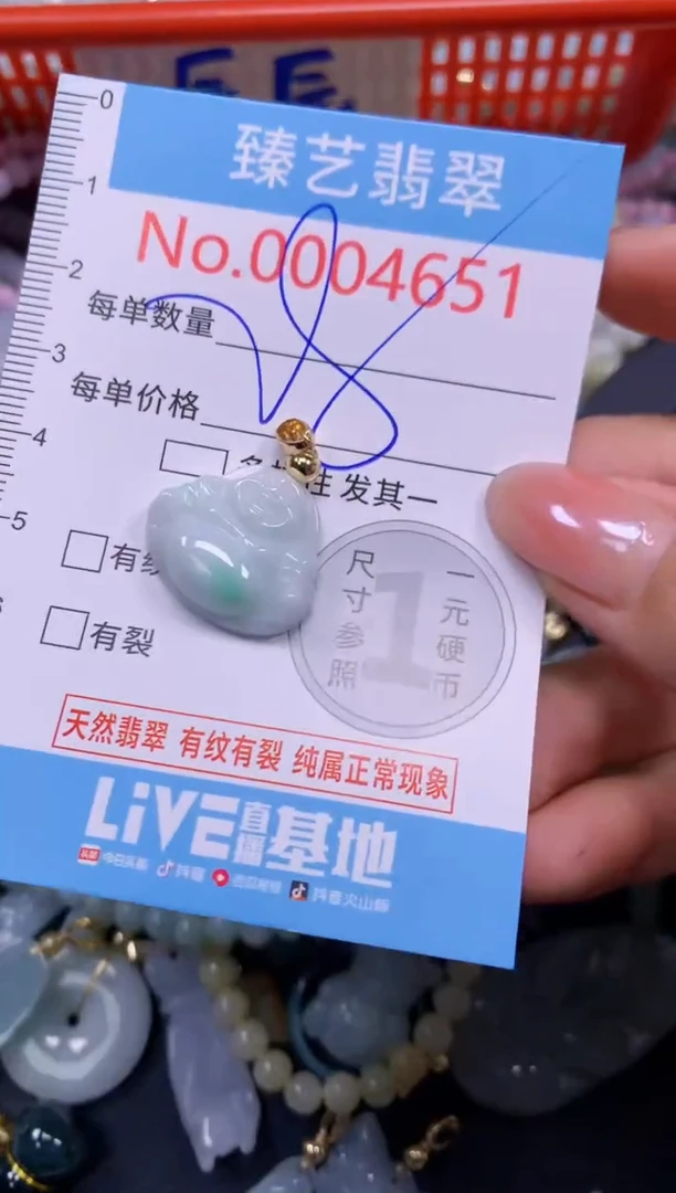 颈饰未镶嵌翡翠4651
