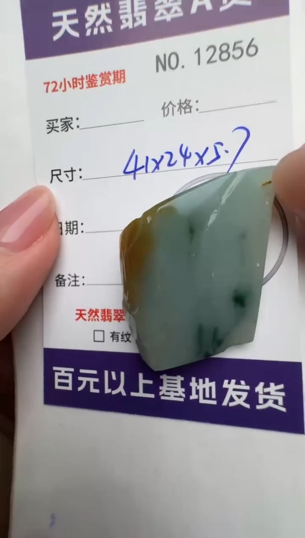 【闪购商品】翡翠颈饰未镶嵌原石12856