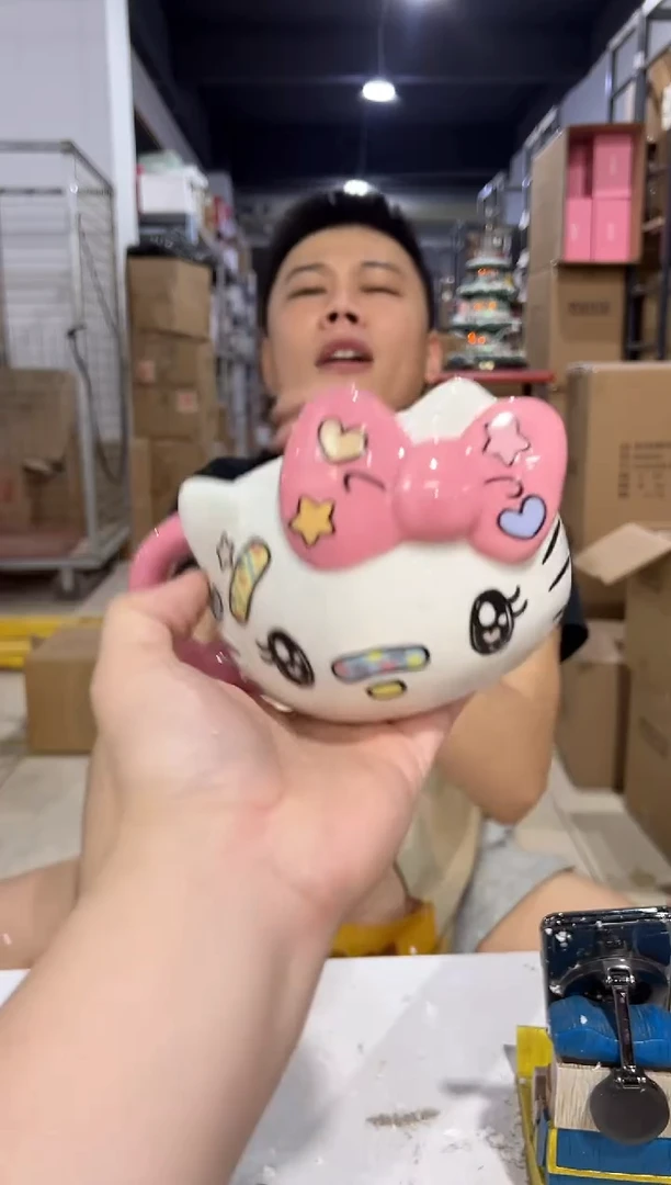 瓷片陶瓷创可贴kt头杯