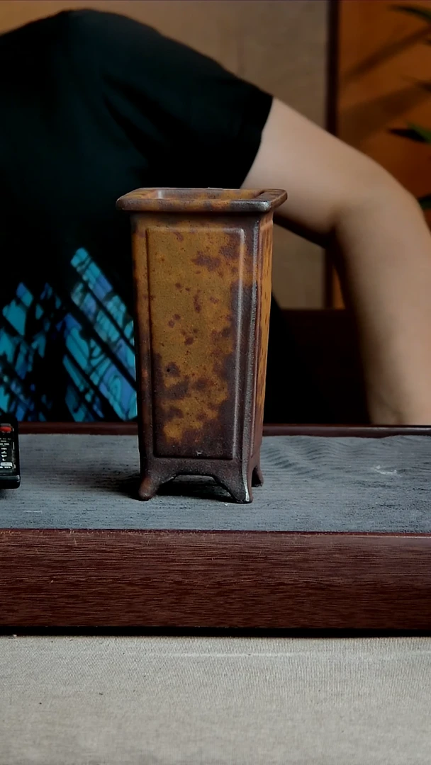 紫砂花盆6.5*15.5内径紫砂花盆