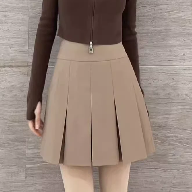 【商场同款】气质热力感高腰裙裤四季款显瘦百褶裙摩登猫5200471