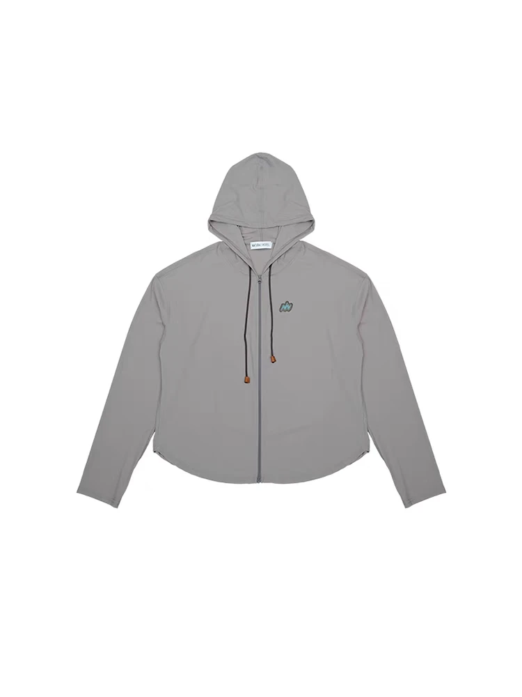 【NATURAL HOTEL】noundnound连帽长袖凉感防晒开衫女25春季新款