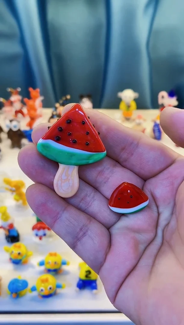 琉璃手工艺品西瓜棒+西瓜片