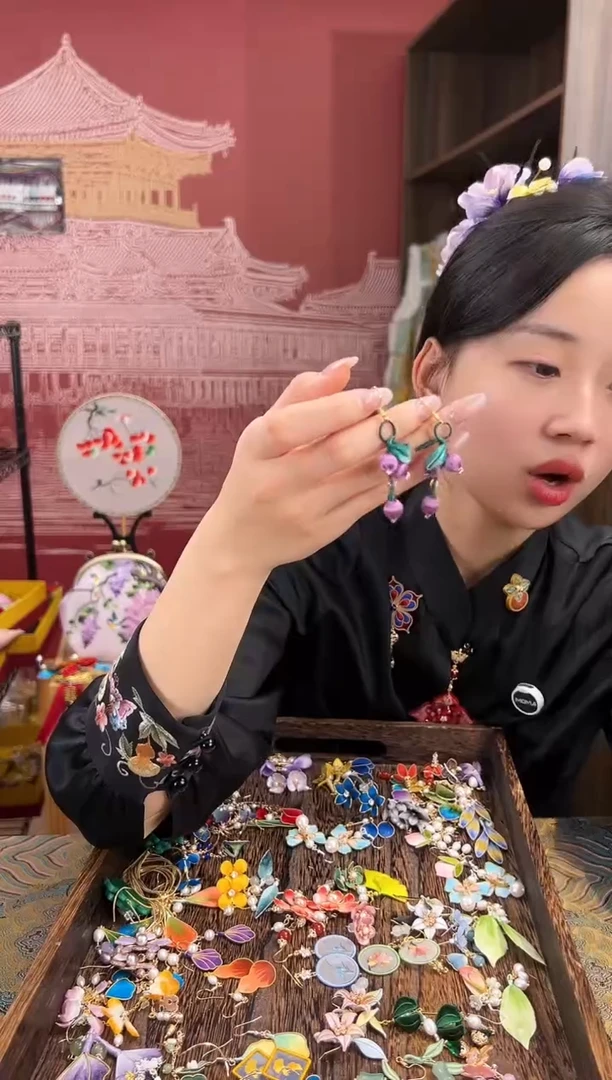 【闪购商品】刺绣苏绣世家非遗手工（耳环）