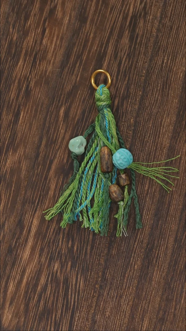 【闪购商品】绿松石挂饰18K金镶嵌1