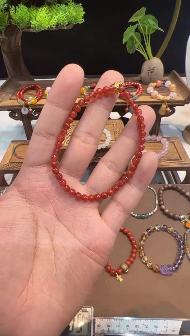【闪购商品】南红玛瑙手链未镶嵌@@手饰