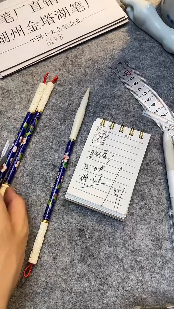 景泰蓝头雕老羊毫0.8-3.8