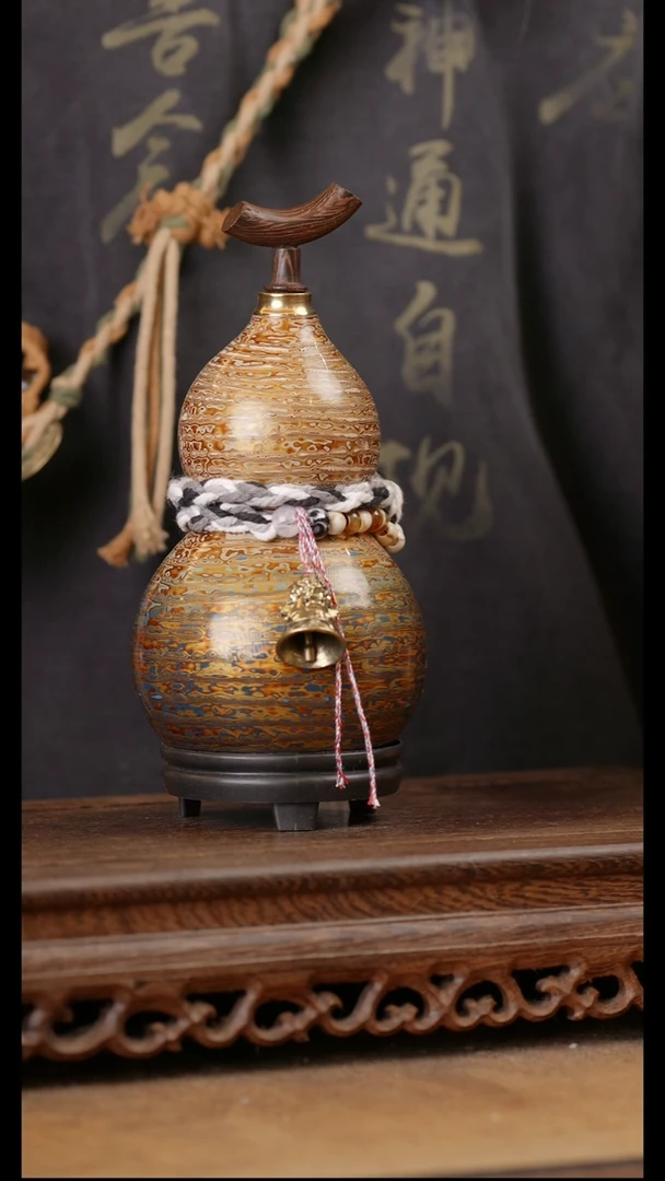 222号精品天然大漆酒葫芦一物一拍~