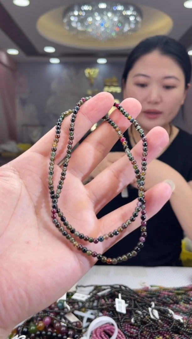 /未镶嵌碧玺3mm+碧玺多圈多样性发货