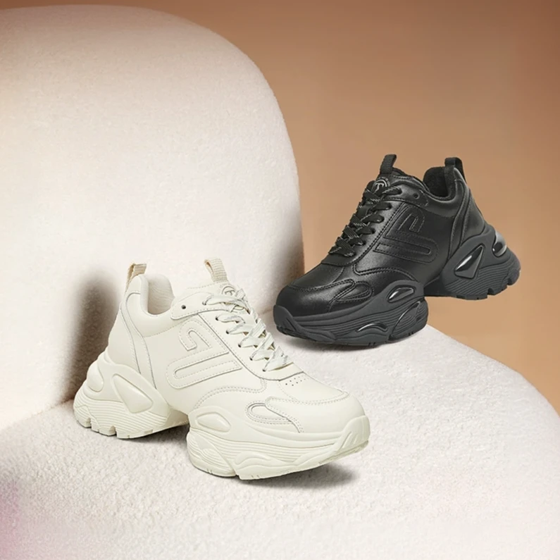 【百丽集团-TATA】2025春季时尚休闲百搭女潮流老爹鞋新款GEA03AM5