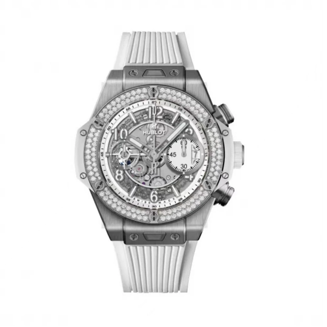 99新 Hublot/宇舶表 哈馆/大爆炸411原钻/42mm/21年全套