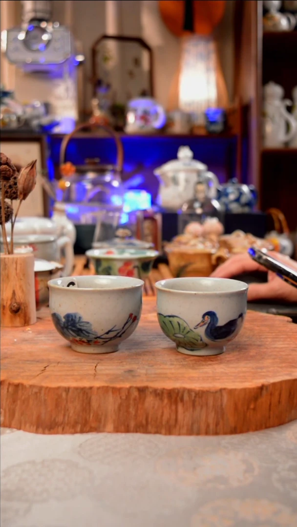 摆件两只手工手绘手工手绘