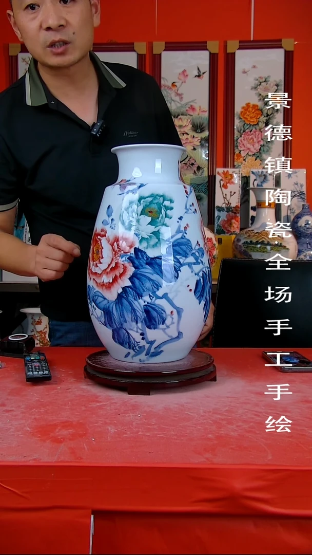 摆件景德镇陶瓷 全场手工手绘2