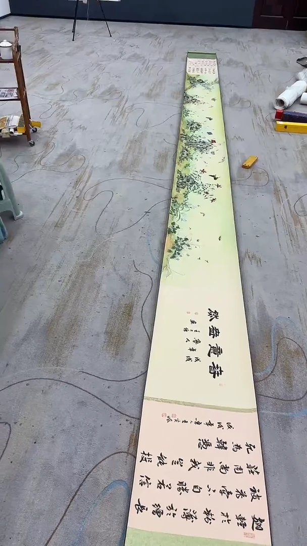 国画9.25-严选-王夫怀-七米蝴蝶图-原作-J08