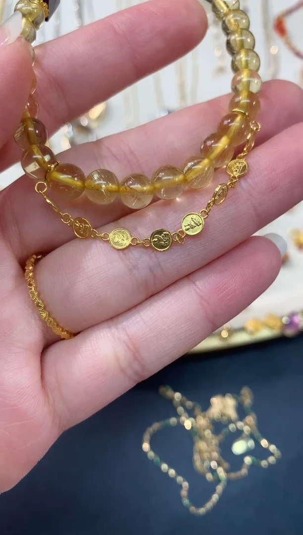 【闪购商品】18K金手链A52多样性发一件|880（延长链）