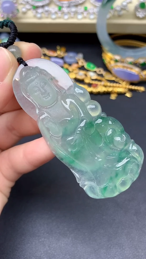 颈饰未镶嵌翡翠92-雪姐翡翠天天见