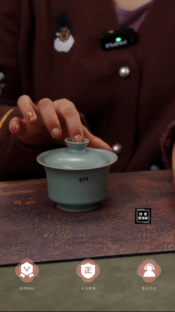 【闪购商品】杯974号两才马蹄盖碗........