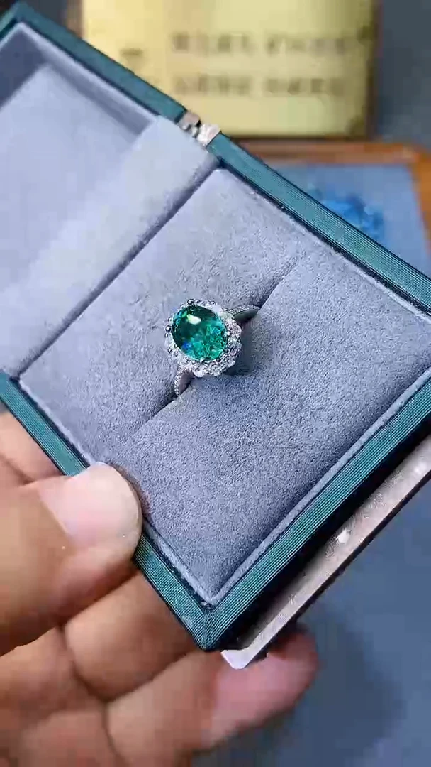 【闪购商品】托帕石戒指银S925镶嵌354