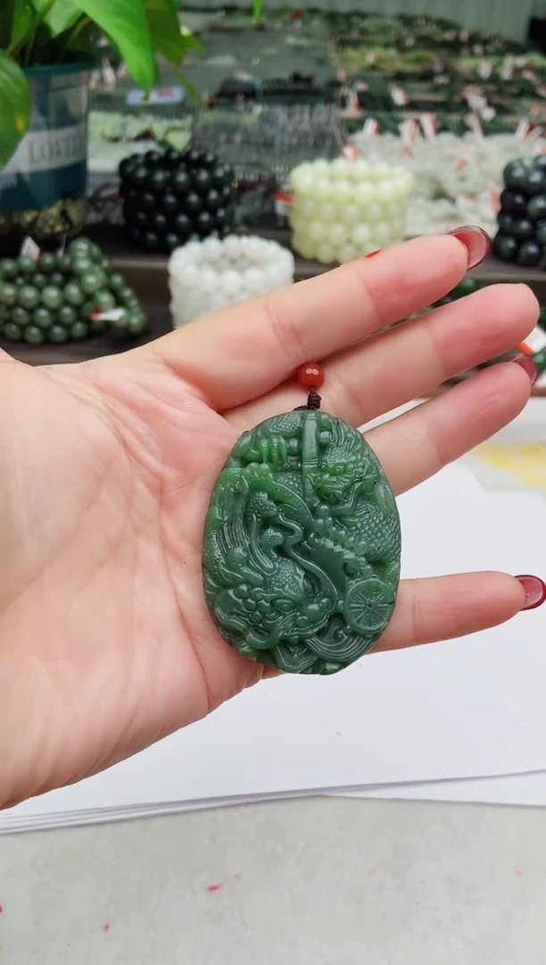 【闪购商品】和田玉挂件未镶嵌纯天然和田玉俄碧