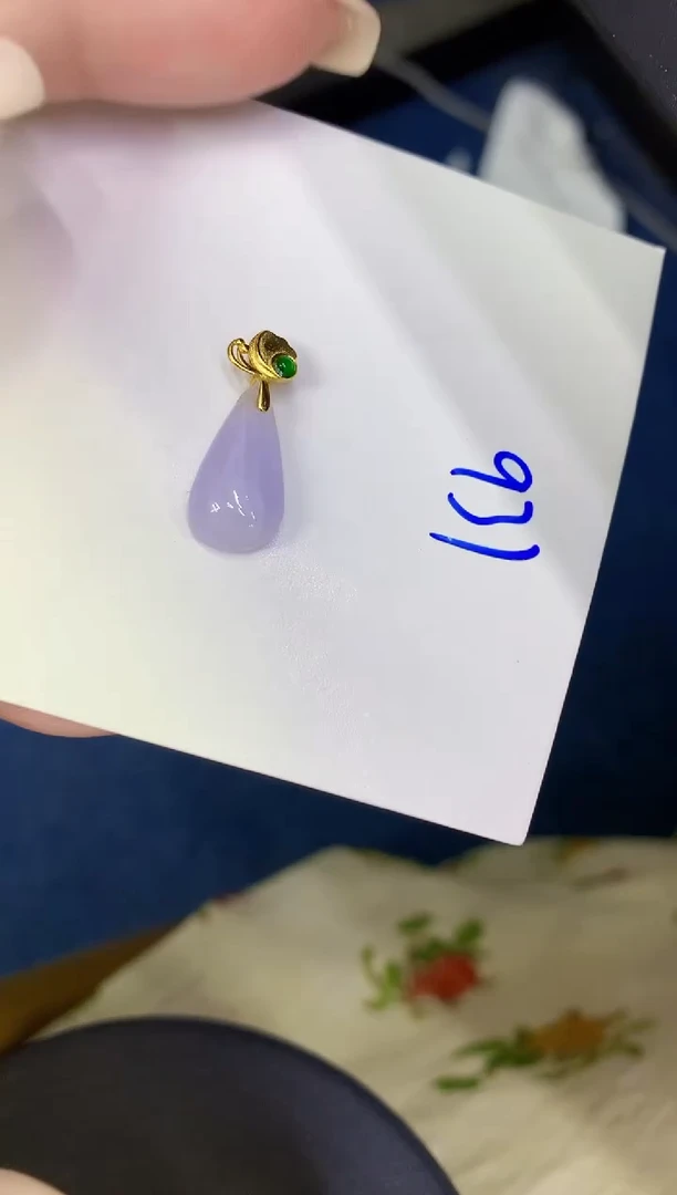 颈饰未镶嵌翡翠缅甸天然翡翠A货